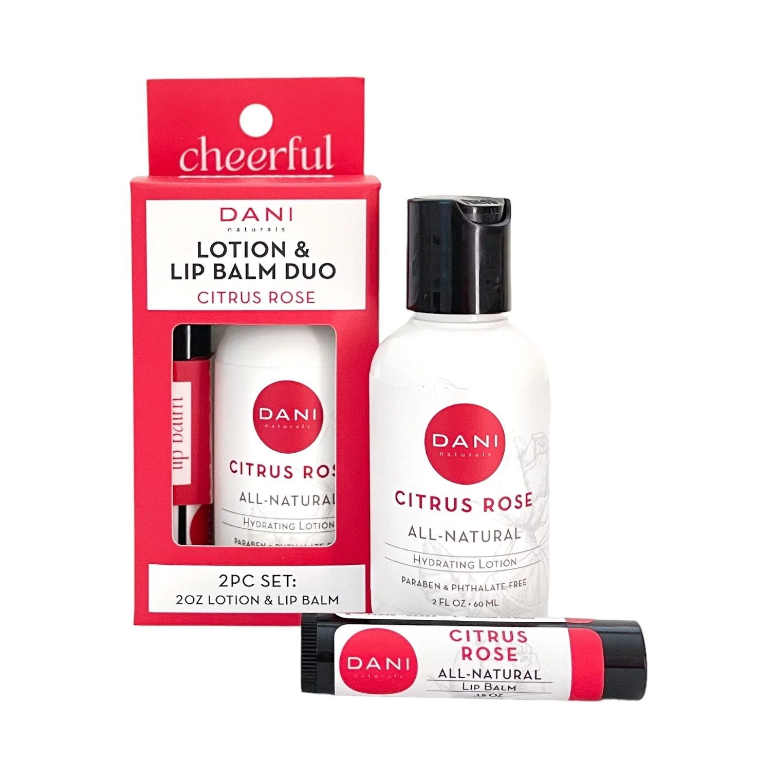 CITRUS ROSE LOTION AND LIP BALM DUO - Image 3
