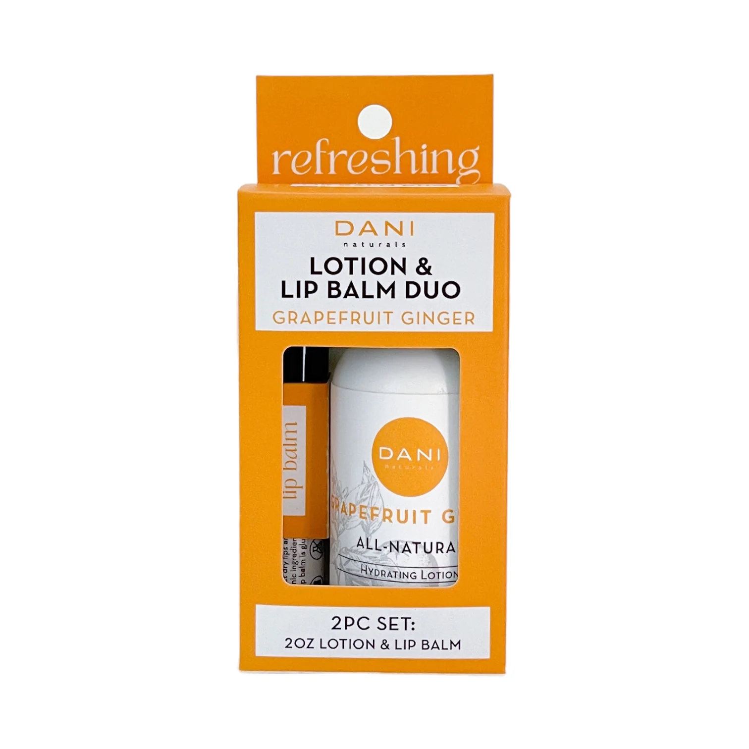 GRAPEFRUIT GINGER LOTION AND LIP BALM DUO