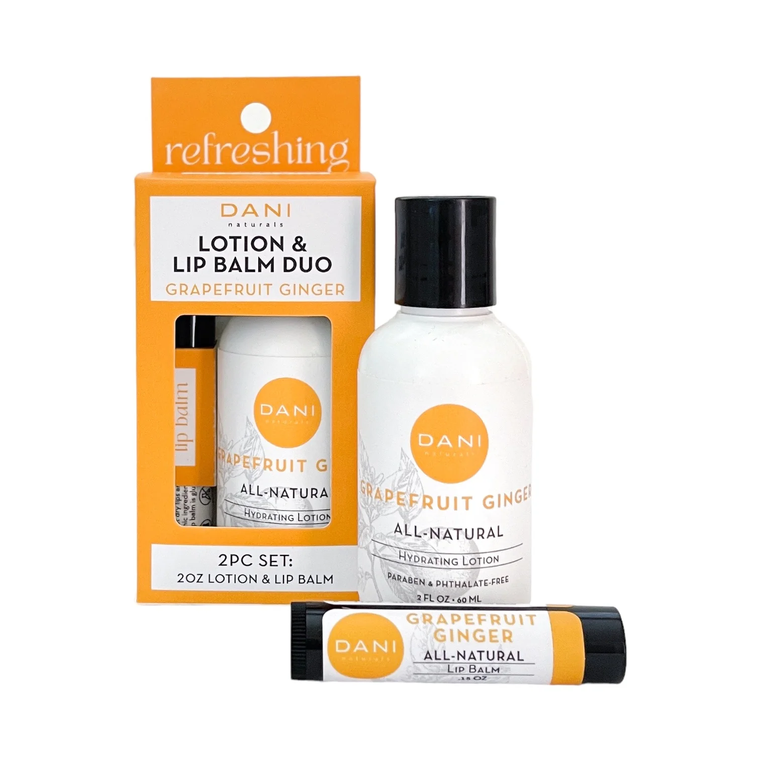 GRAPEFRUIT GINGER LOTION AND LIP BALM DUO - Image 3